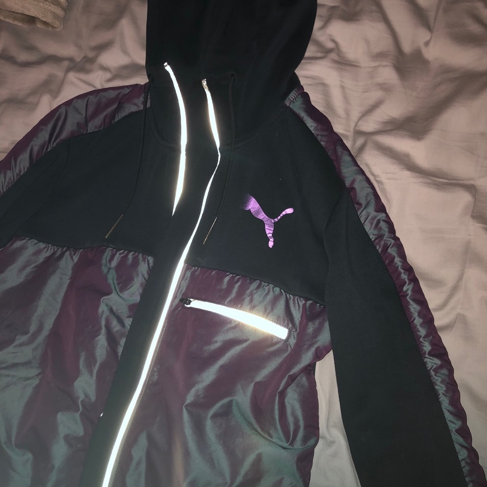 Puma Jacket (Reflective) Size Medium - image 2